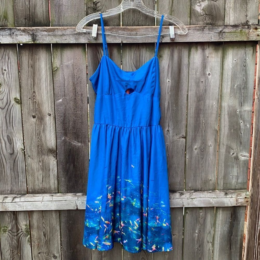 L’Amour Fish dress sz. 7 NWT